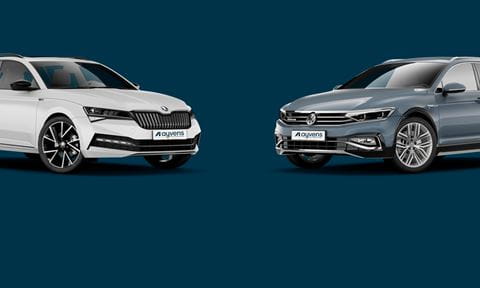 Skoda Superb Break iV vs VW Passat Variant GTE 