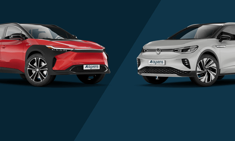 Ayvens  Comparison card  Toyota bz4x vs VW ID42x