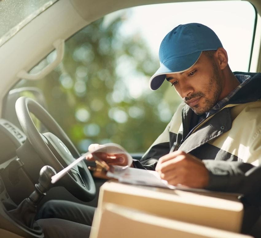 zipper-delivery-man-inside-a-car