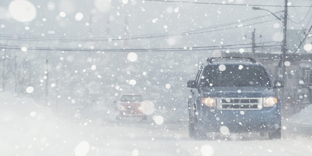 condução no inverno